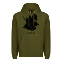 Army Green these arms are snakes Premium Hoodie - artisFamous