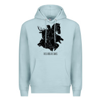 Blue Mist these arms are snakes Premium Hoodie - artisFamous