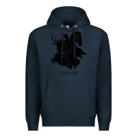Navy these arms are snakes Premium Hoodie - artisFamous