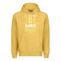 Antique Gold i raised a badass florist Premium Hoodie - artisFamous