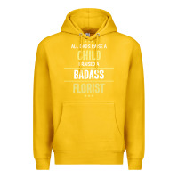 Lemon i raised a badass florist Premium Hoodie - artisFamous