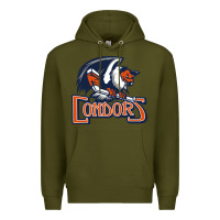 Army Green Condors, The Bakersfield Premium Hoodie - artisFamous
