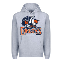 Heather Grey Condors, The Bakersfield Premium Hoodie - artisFamous
