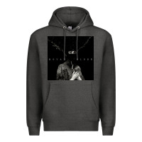 Charcoal Heather royal blood Premium Hoodie - artisFamous
