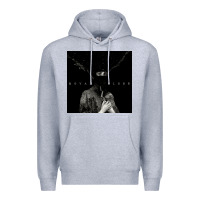 Heather Grey royal blood Premium Hoodie - artisFamous