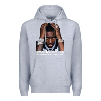 Heather Grey Rest in Peace Young Dolph Premium Hoodie - artisFamous