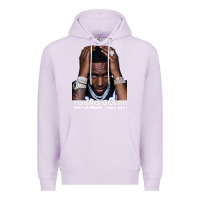 Lilac Rest in Peace Young Dolph Premium Hoodie - artisFamous