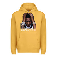 Mustard Rest in Peace Young Dolph Premium Hoodie - artisFamous