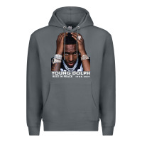 Rock Rest in Peace Young Dolph Premium Hoodie - artisFamous