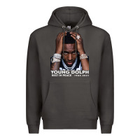 Smoke Rest in Peace Young Dolph Premium Hoodie - artisFamous