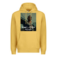 Antique Gold Rest in Peace Young Dolph Premium Hoodie - artisFamous