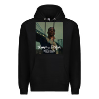 Black Rest in Peace Young Dolph Premium Hoodie - artisFamous