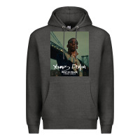 Charcoal Heather Rest in Peace Young Dolph Premium Hoodie - artisFamous