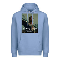 Colony Blue Rest in Peace Young Dolph Premium Hoodie - artisFamous