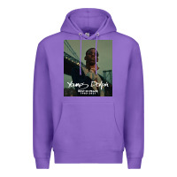 Purple Rest in Peace Young Dolph Premium Hoodie - artisFamous