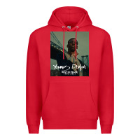 Red Rest in Peace Young Dolph Premium Hoodie - artisFamous