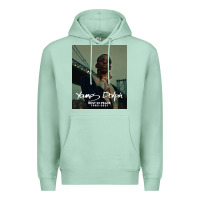Seafoam Rest in Peace Young Dolph Premium Hoodie - artisFamous