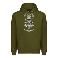 Army Green suicidal tendencies Premium Hoodie - artisFamous