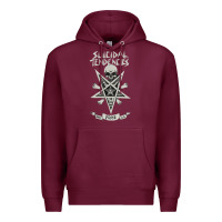 Burgundy suicidal tendencies Premium Hoodie - artisFamous