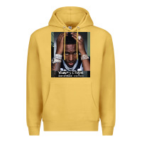 Antique Gold Rest in Peace Young Dolph Premium Hoodie - artisFamous