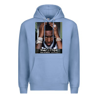 Colony Blue Rest in Peace Young Dolph Premium Hoodie - artisFamous