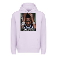 Lilac Rest in Peace Young Dolph Premium Hoodie - artisFamous