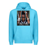 Ocean Blue Rest in Peace Young Dolph Premium Hoodie - artisFamous