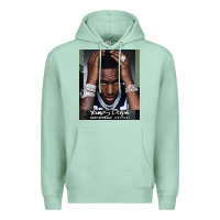 Seafoam Rest in Peace Young Dolph Premium Hoodie - artisFamous