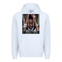 White Rest in Peace Young Dolph Premium Hoodie - artisFamous