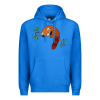 True Royal red panda sleeping Premium Hoodie - artisFamous