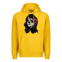 Lemon sugar skull lady Premium Hoodie - artisFamous