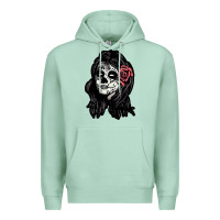 Seafoam sugar skull lady Premium Hoodie - artisFamous