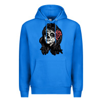 True Royal sugar skull lady Premium Hoodie - artisFamous