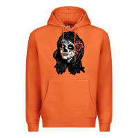 Carrot sugar skull lady Premium Hoodie - artisFamous