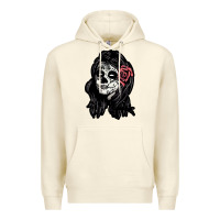 Sandshell sugar skull lady Premium Hoodie - artisFamous