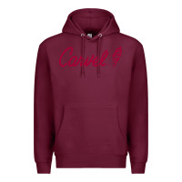 Burgundy Carvel (Ice Cream) Cafe Premium Hoodie - artisFamous