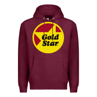 Burgundy Gold Star Chili Resto Premium Hoodie - artisFamous