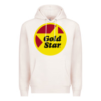 Pale Pink Gold Star Chili Resto Premium Hoodie - artisFamous