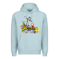 Blue Mist calvin and hobbes bill watterson Premium Hoodie - artisFamous