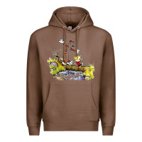 Chestnut calvin and hobbes bill watterson Premium Hoodie - artisFamous