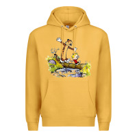 Mustard calvin and hobbes bill watterson Premium Hoodie - artisFamous