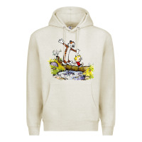 Oatmeal Heather calvin and hobbes bill watterson Premium Hoodie - artisFamous
