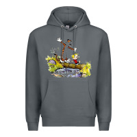 Rock calvin and hobbes bill watterson Premium Hoodie - artisFamous