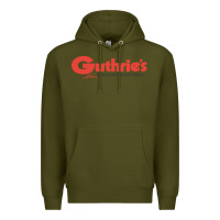 Army Green Guthrie's Resto Premium Hoodie - artisFamous