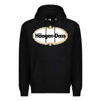 Black häagen dazs Cafe and Resto Premium Hoodie - artisFamous