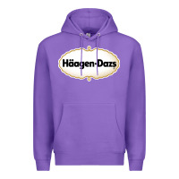 Purple häagen dazs Cafe and Resto Premium Hoodie - artisFamous