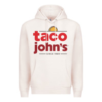 Pale Pink Taco John's Resto Premium Hoodie - artisFamous