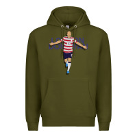 Army Green Landon Donovan Premium Hoodie - artisFamous