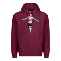 Burgundy Landon Donovan Premium Hoodie - artisFamous