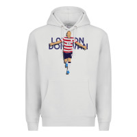 Dove Grey Landon Donovan Premium Hoodie - artisFamous